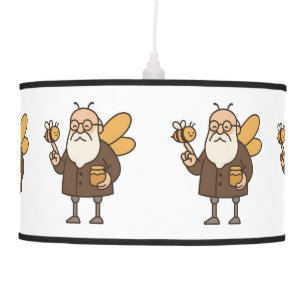 Professor Bumble Honey Jar Night Light Ceiling Lamp