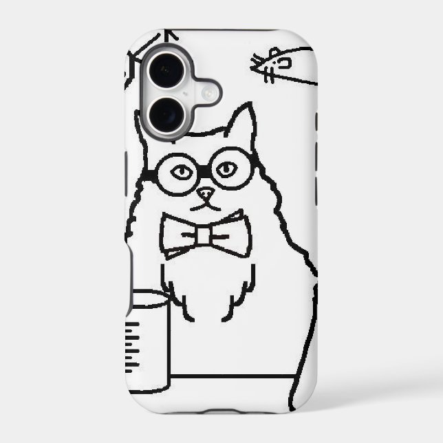 Professor Cat Iphone Case (Back)