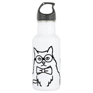 Professor Cat Water Bottle