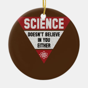 Professor Chemist Elements Scientist periodic Ceramic Ornament