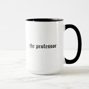 Professor cool, edgy gift mug