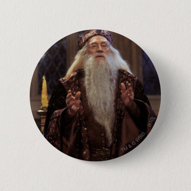 Professor Dumbledore Pinback Button (Front)