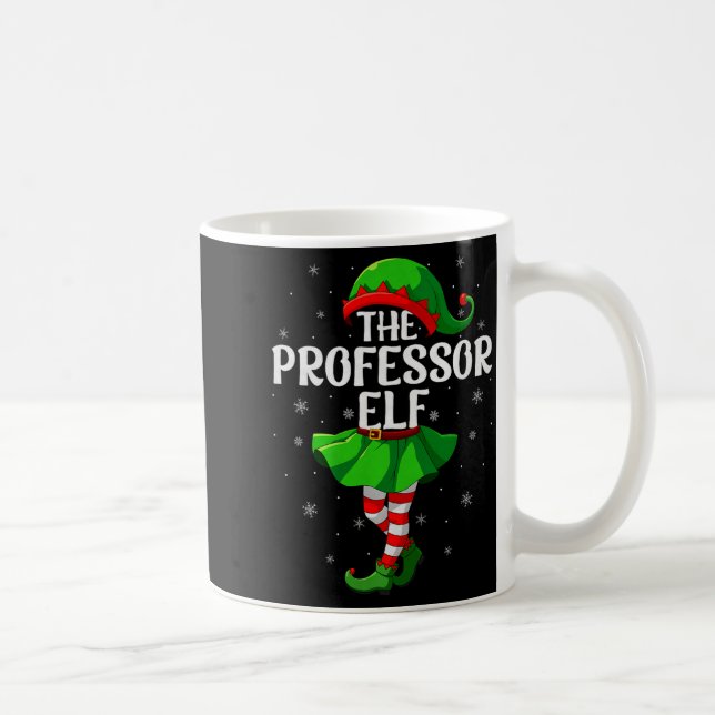 Professor Elf Christmas Girls Women Elf Squad Xmas Coffee Mug (Right)