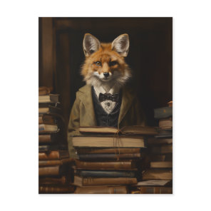 Professor Fox Postcard
