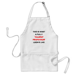 professor fully tenured adult apron
