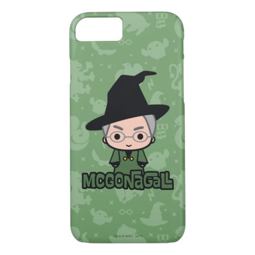 Professor McGonagall Cartoon Character Art iPhone 87 Case