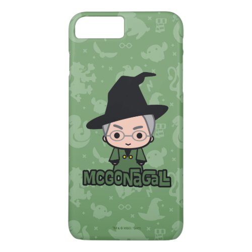 Professor McGonagall Cartoon Character Art iPhone 8 Plus7 Plus Case