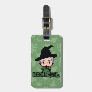 Professor McGonagall Cartoon Character Art Luggage Tag