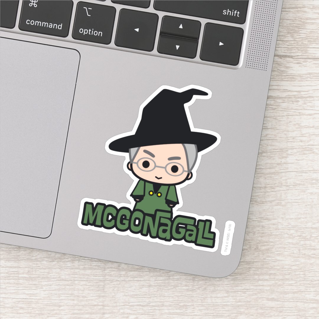 Professor Mcgonagall Cartoon Character Art Sticker Zazzle