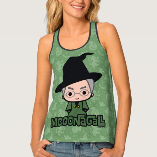 Professor McGonagall Cartoon Character Art Tank Top