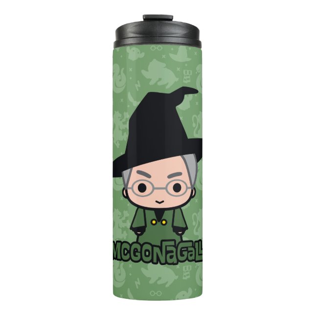 Professor McGonagall Cartoon Character Art Thermal Tumbler (Front)