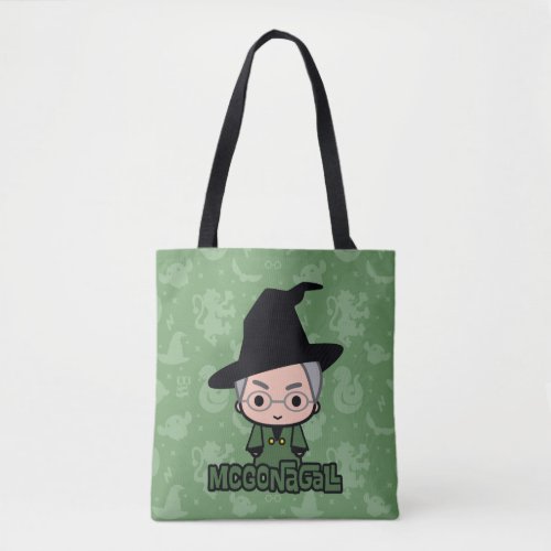 Professor McGonagall Cartoon Character Art Tote Bag