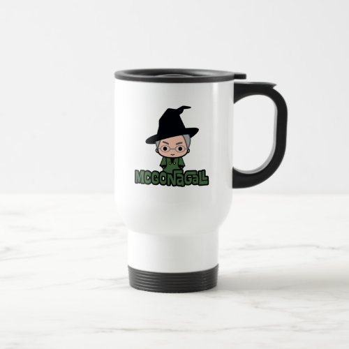 Professor McGonagall Cartoon Character Art Travel Mug