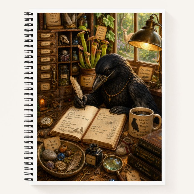 Professor Nevermore's Journal of Curious Things (Front)