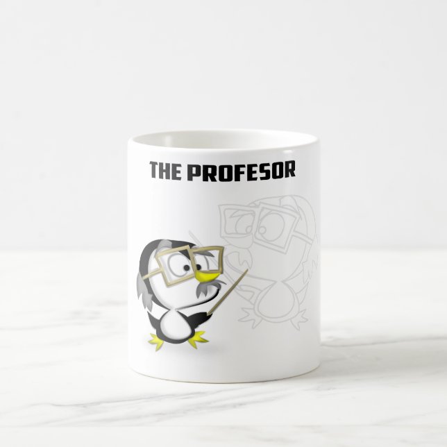Professor Penguin Coffee Mug (Center)