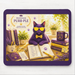 Professor Purr-Ple™ Mouse Pad
