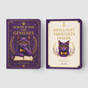 Professor Purr-Ple™ Pocket Notebook Collection