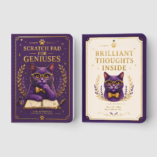 Professor Purr-Ple™ Pocket Notebook Collection