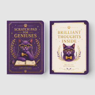 Professor Purr-Ple™ Pocket Notebook Collection
