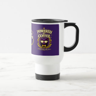 Professor Purr-Ple™ – Powered by Coffee Travel Mug
