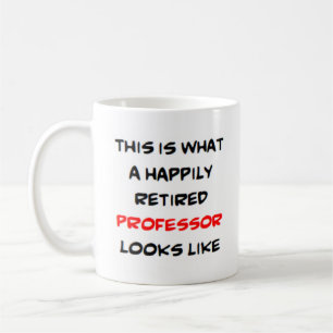 professor retired coffee mug