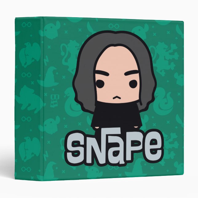 Professor Snape Cartoon Character Art Binder (Front/Spine)
