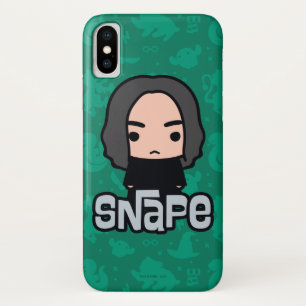 Professor Snape Cartoon Character Art iPhone X Case