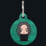 Professor Snape Cartoon Character Art Pet ID Tag<br><div class="desc">Check out this adorable Harry Potter cartoon character art of Professor Snape!</div>