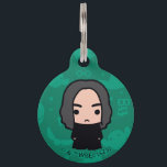 Professor Snape Cartoon Character Art Pet ID Tag<br><div class="desc">Check out this adorable Harry Potter cartoon character art of Professor Snape!</div>