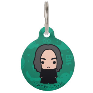 Professor Snape Cartoon Character Art Pet ID Tag