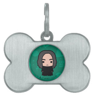 Professor Snape Cartoon Character Art Pet ID Tag