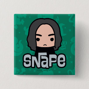 Professor Snape Cartoon Character Art Pinback Button