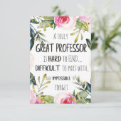 Professor Thank You Gift Appreciation Office Decor (Standing Front)