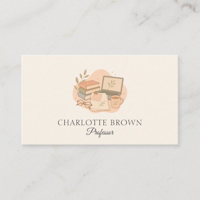Professor University Education Academic Teaching Business Card