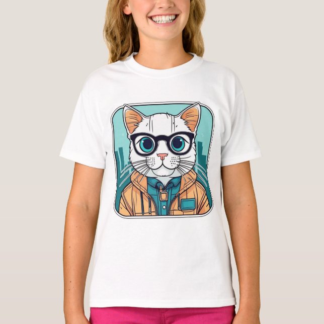 Professor Whiskers T-shirt (Front)