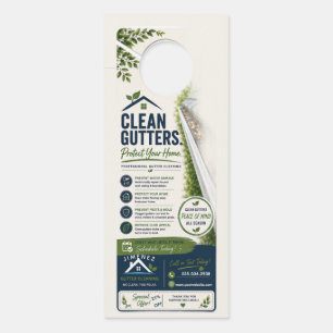 Professuibak Gutter Cleaning Service Custom Door Hanger