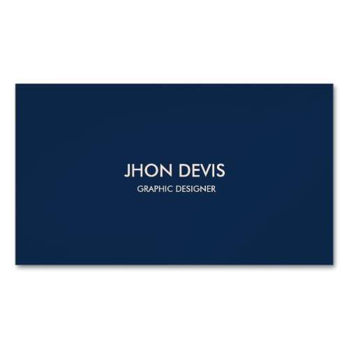 Proffesional Elegant Business Card Magnet