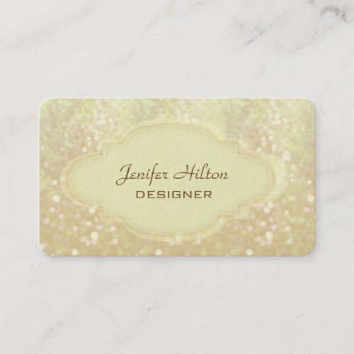 Proffesional elegant glitter bokeh business card templates