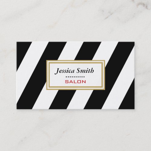Proffesional elegant modern gentle stripes business card