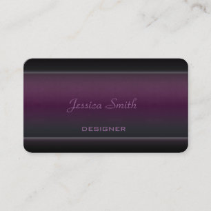 Proffesional elegant modern velvet business card