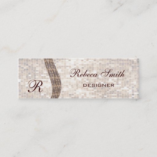 Customizable Proffesional elegant monogram business card templates