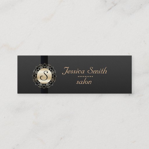 Customizable Proffesional elegant plain  monogram business card templates