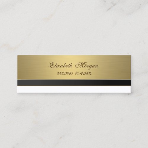 Proffesional Modern Luxury Elegant Golden Mini Business Card