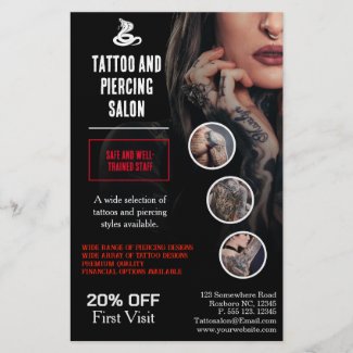 Proffesional Tattoo and Percing Salon Business