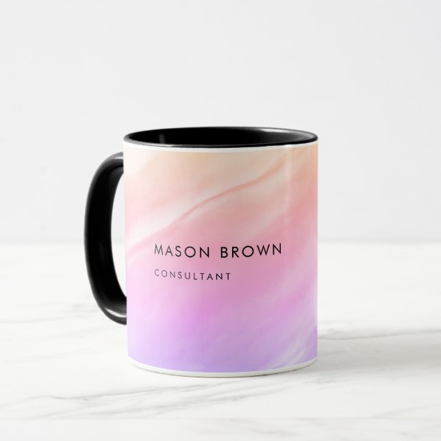 Profi Modern Beach Abstract Watercolor Mug (Front Left)