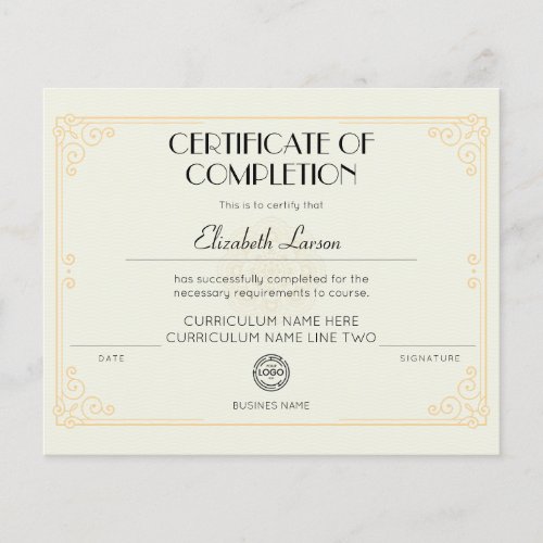 Proficient Certificate of Completion Course
