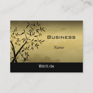 Profile Business Card Asian Gold