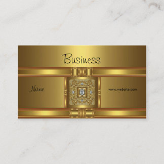 Profile Business Card Gold on Gold Jewel