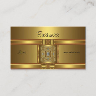 Profile Business Card Gold on Gold  Jewel