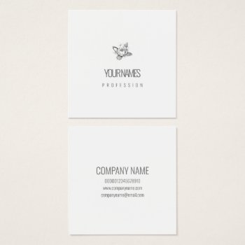 Profile Business Card :  White Lotus by TINYLOTUS at Zazzle